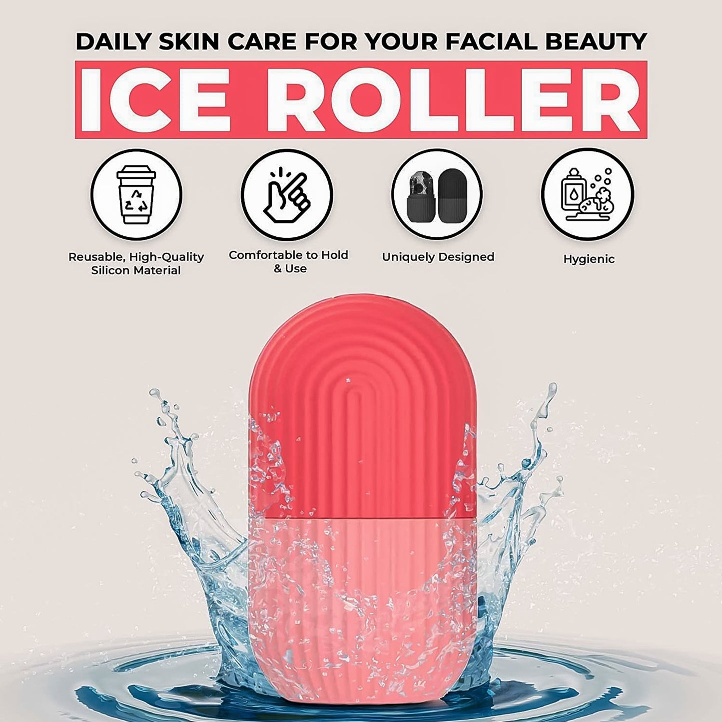 🥶✨ Ice Roller – Compact Cooling Massager for Face & Body | indsummer.store