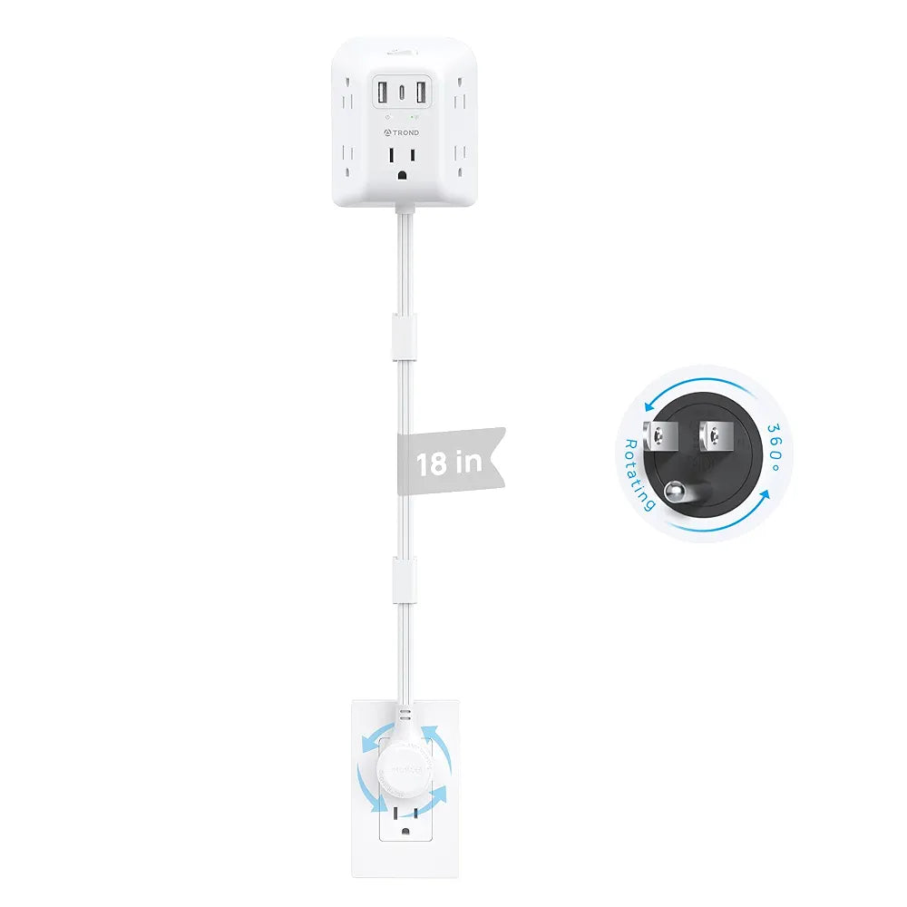 IndSummer WallHugger™ Outlet Extender