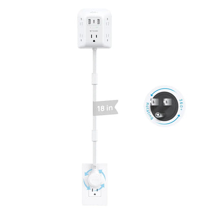 IndSummer WallHugger™ Outlet Extender